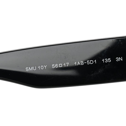 Miu Miu Acetate Rectangle Sunglasses SMU 10Y Black 6 of 8