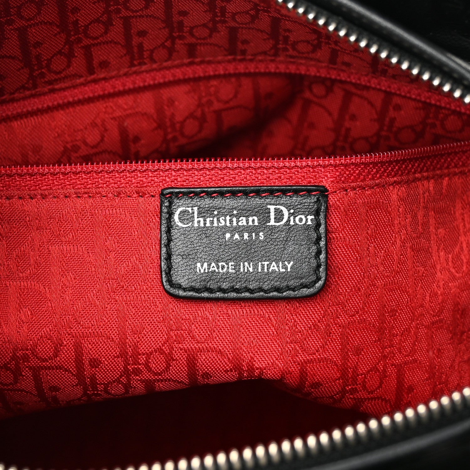 Christian Dior Lambskin Cannage Large Lady Dior Black 6 of 11