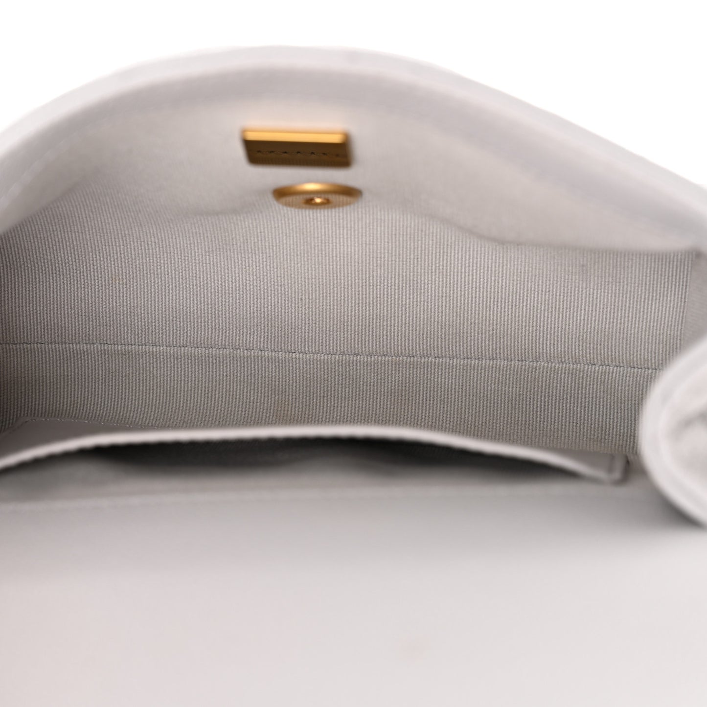 Caviar Quilted Mini Flap Grey