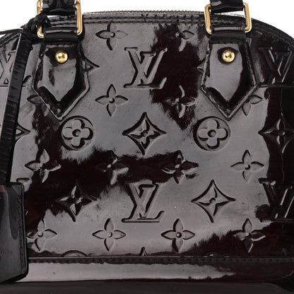 Louis Vuitton Vernis Alma BB Amarante 8 of 14