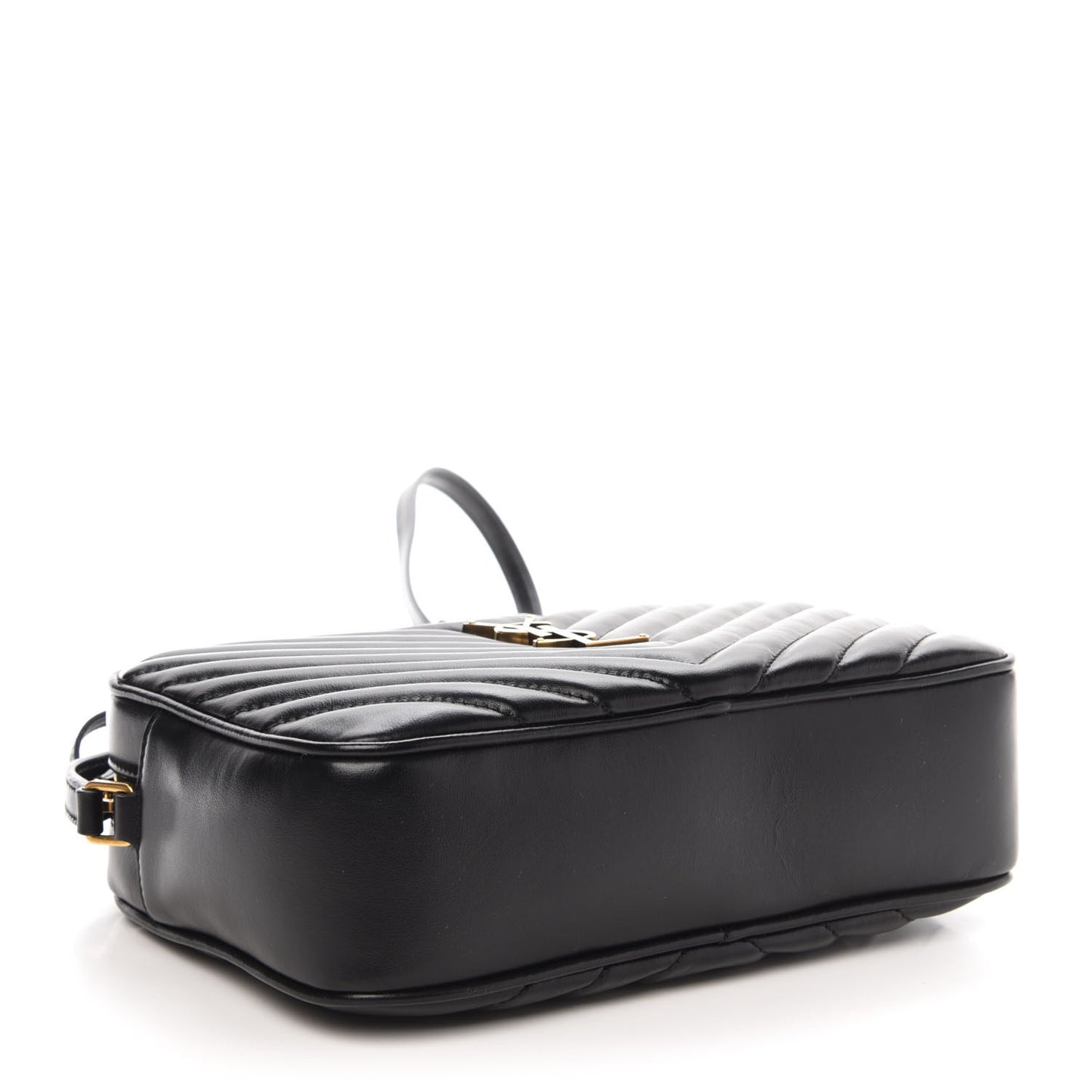 Calfskin Matelasse Monogram Lou Camera Bag Black