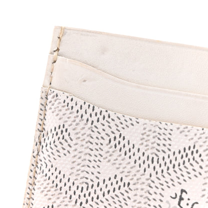 Goyard Goyardine Saint Sulpice Card Holder White 7 of 11