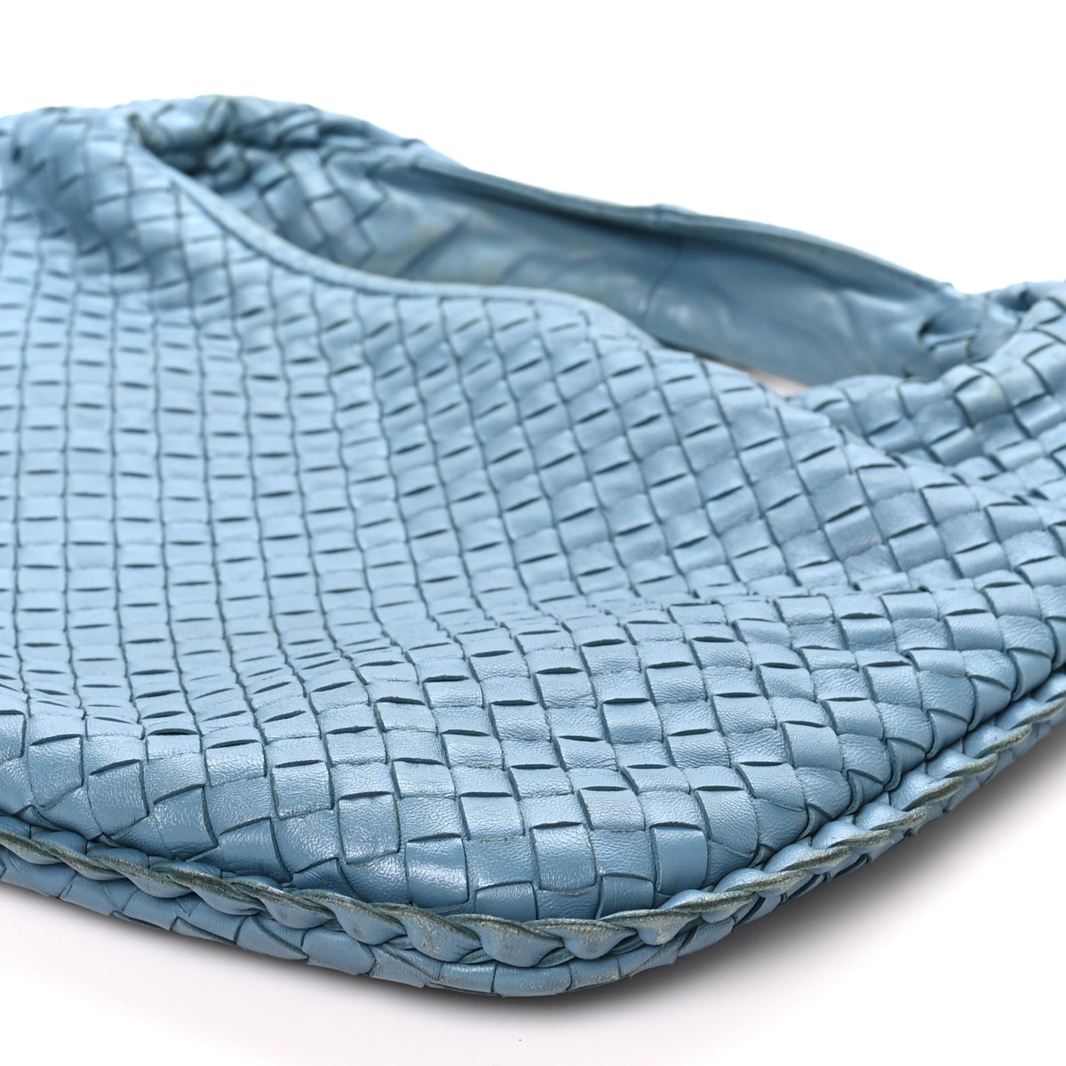 Nappa Intrecciato Medium Veneta Hobo Oceano