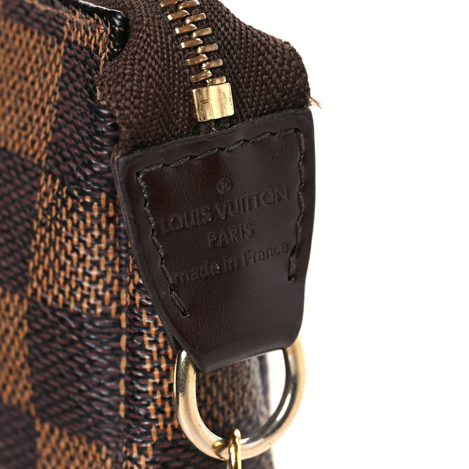 Louis Vuitton Damier Ebene Mini Pochette Accessories 6 of 9