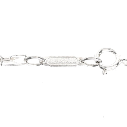 Tiffany Sterling Silver 1837 Bar Pendant Necklace 5 of 7