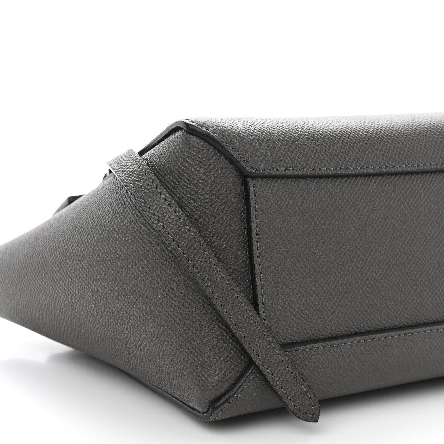 Celine Grained Calfskin Nano Belt Bag Grey 10 of 11