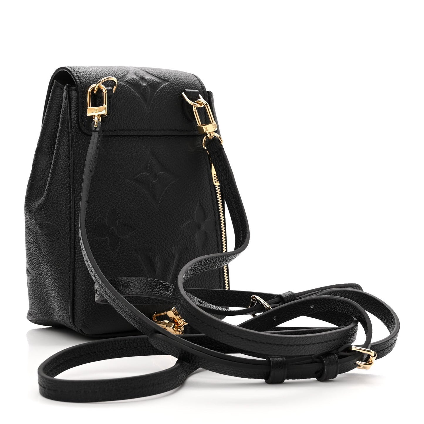 Empreinte Monogram Giant Tiny Backpack Black