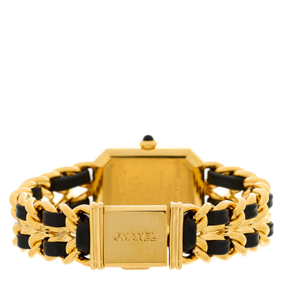 Chanel Stainless Steel Lambskin 20mm Chain Premiere Quartz Watch Gold M 3 of 4