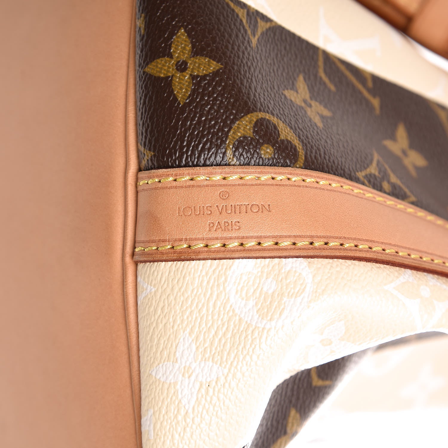 Louis Vuitton Monogram Rayures Petit Noe 6 of 12
