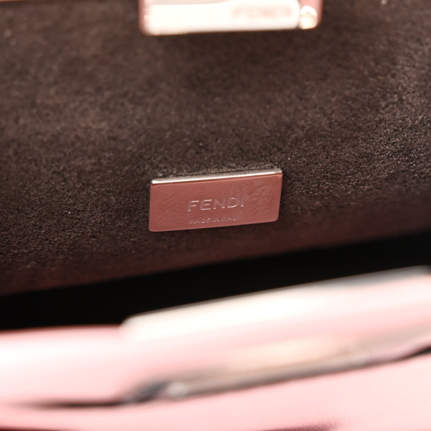Fendi Nappa Flowerland Micro Peekaboo Iconic Satchel Bubblegum Multicolor 7 of 11