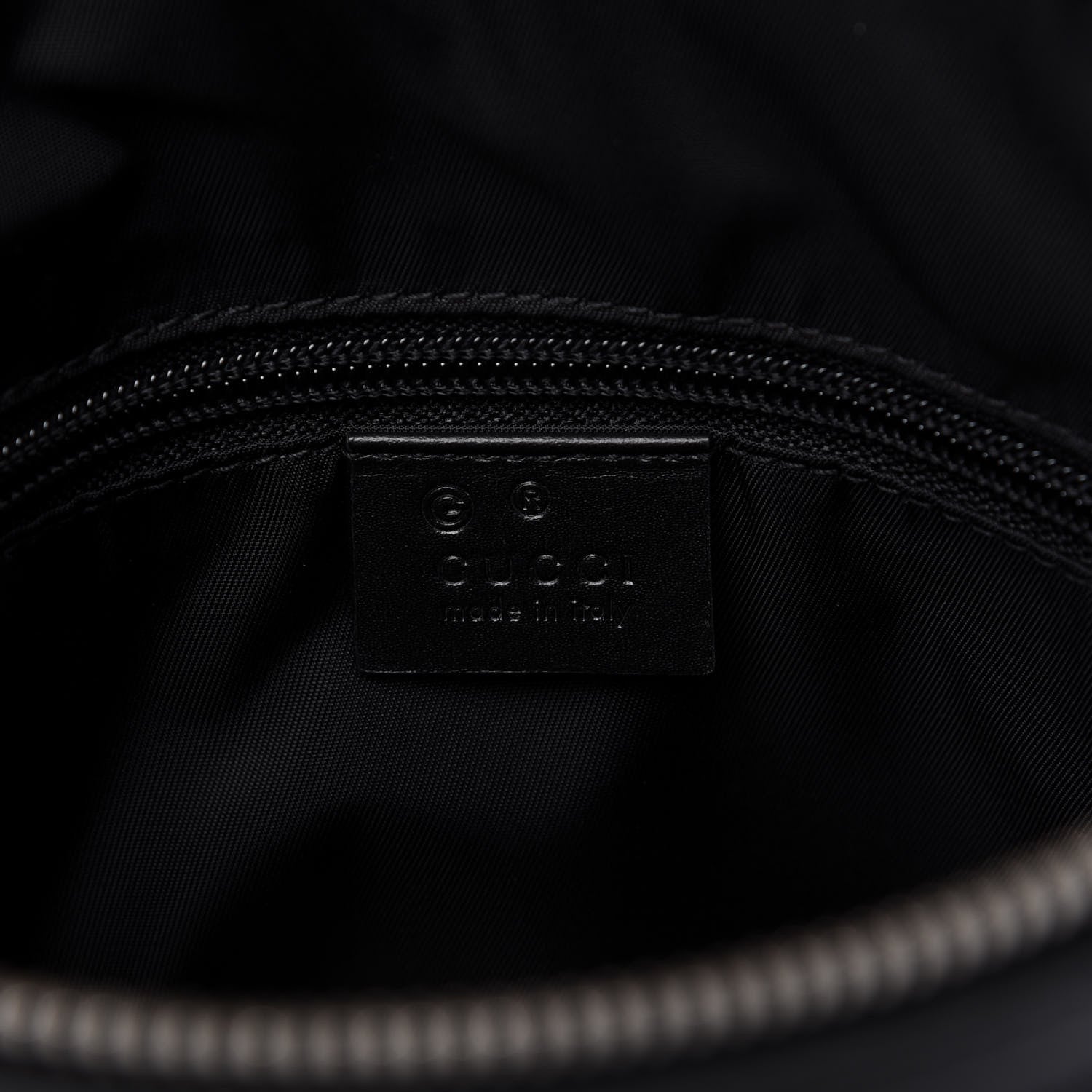Gucci Techno Canvas Selleria Calfskin Web Small Flat Messenger Bag Black 8 of 11