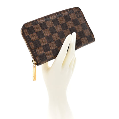 Louis Vuitton Damier Ebene Zippy Compact Wallet 2 of 11
