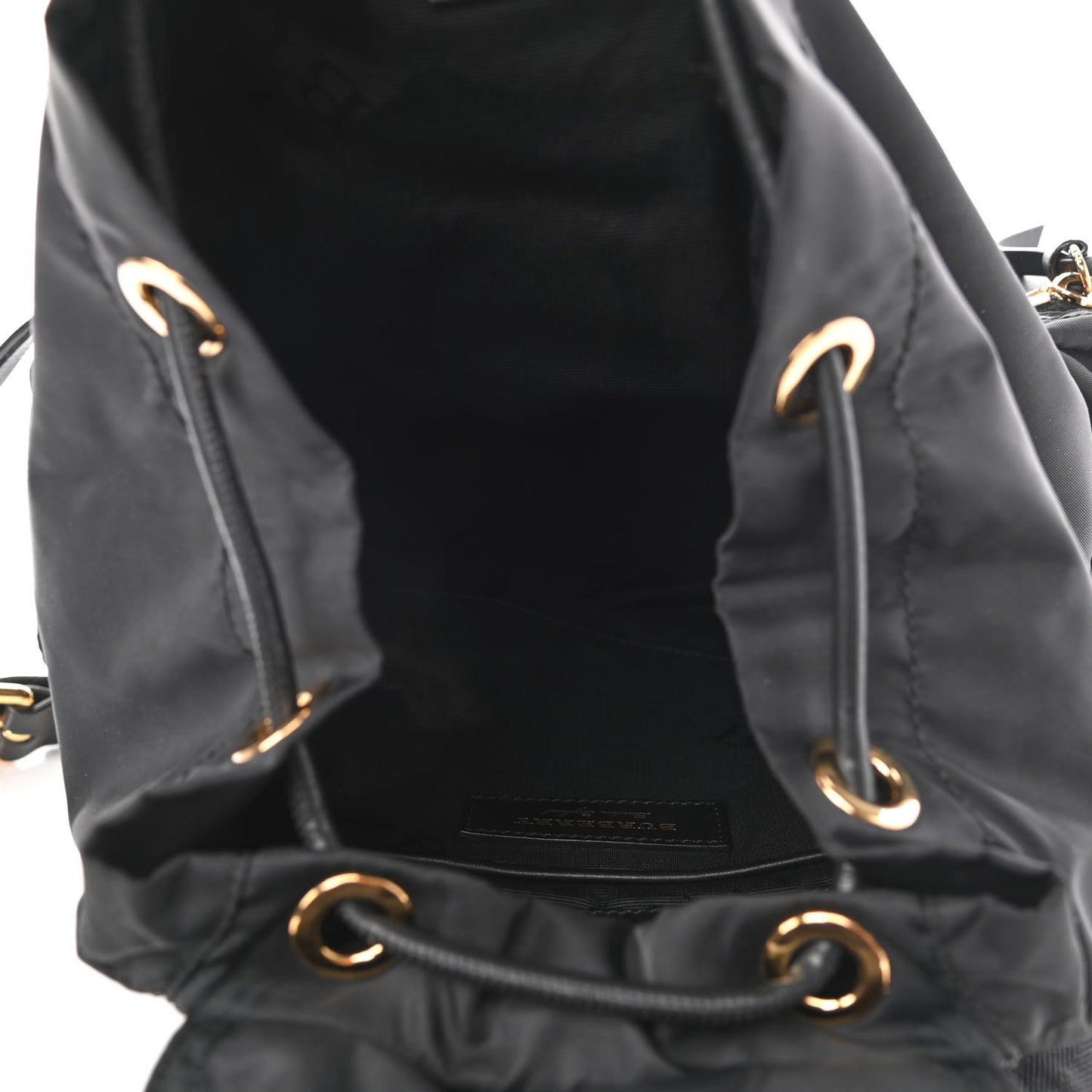Nylon Medium Rucksack Backpack Black