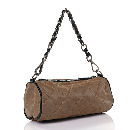 Prada Impunturato Quilted Pochette Cammello 2 of 7