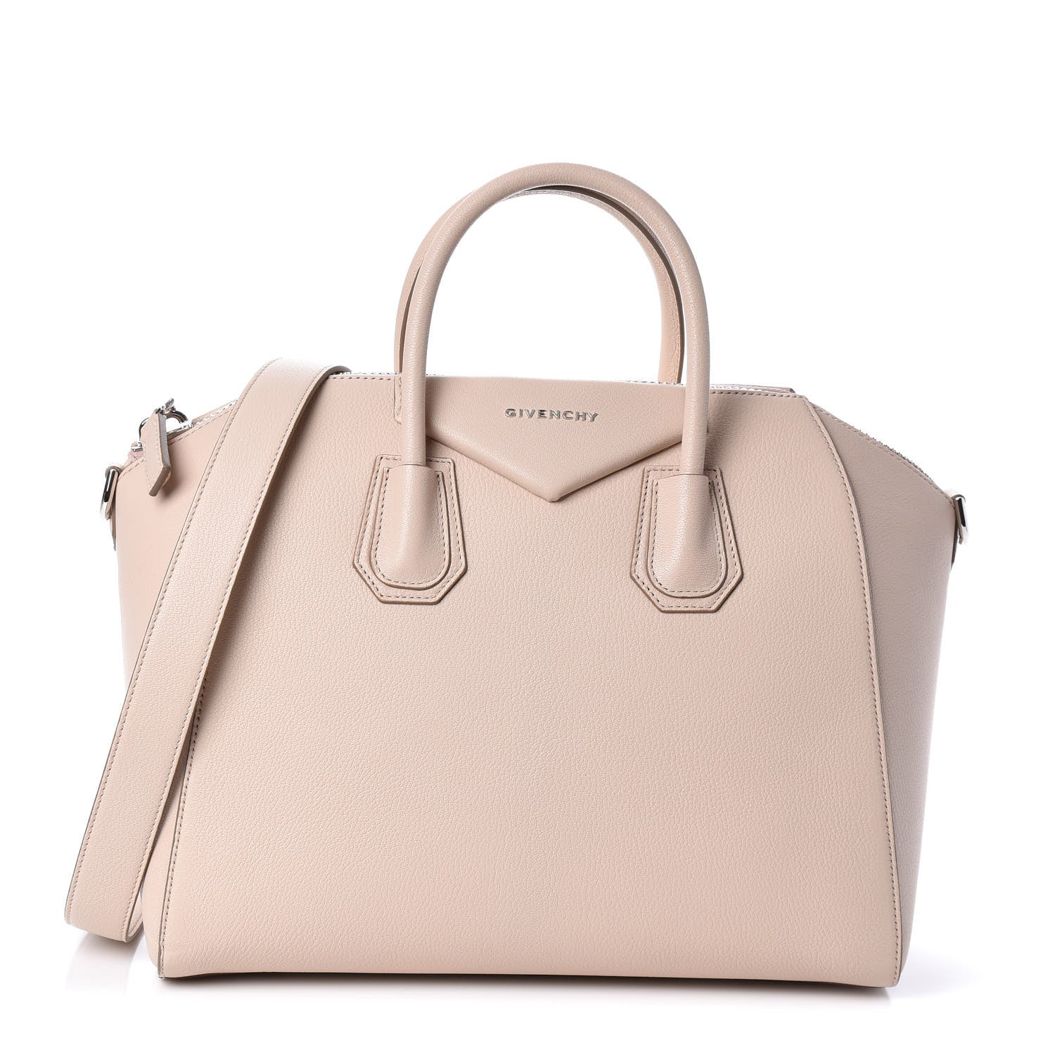 Givenchy Sugar Goatskin Medium Antigona Nude Pink 1 of 9