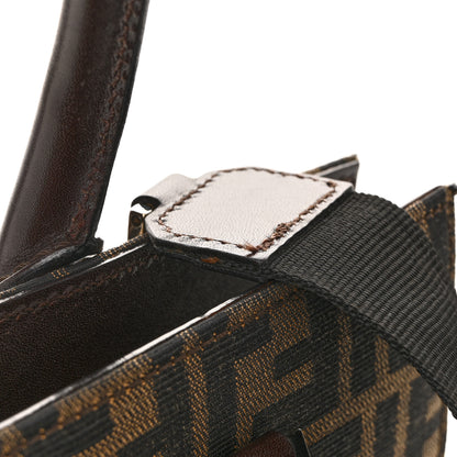 Fendi Zucca Top Handle Vertical Tote Tobacco 12 of 15