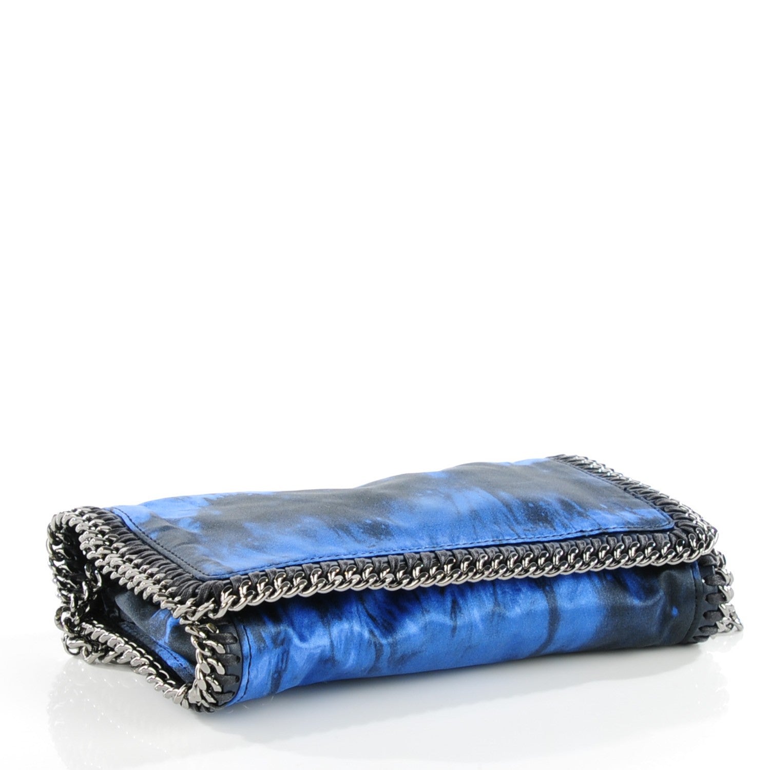 Stella McCartney Tie Dyed Satin Falabella Crossbody Bag Cerulean 4 of 10