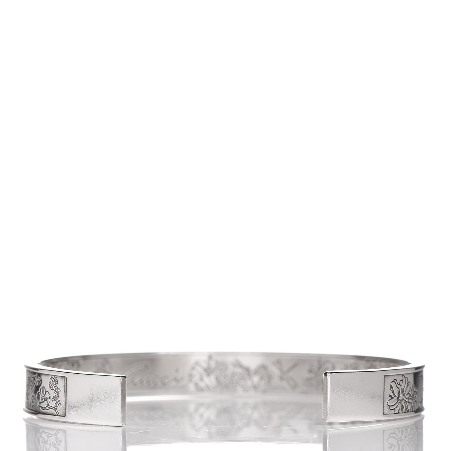 Sterling Silver Flora Cuff Bracelet