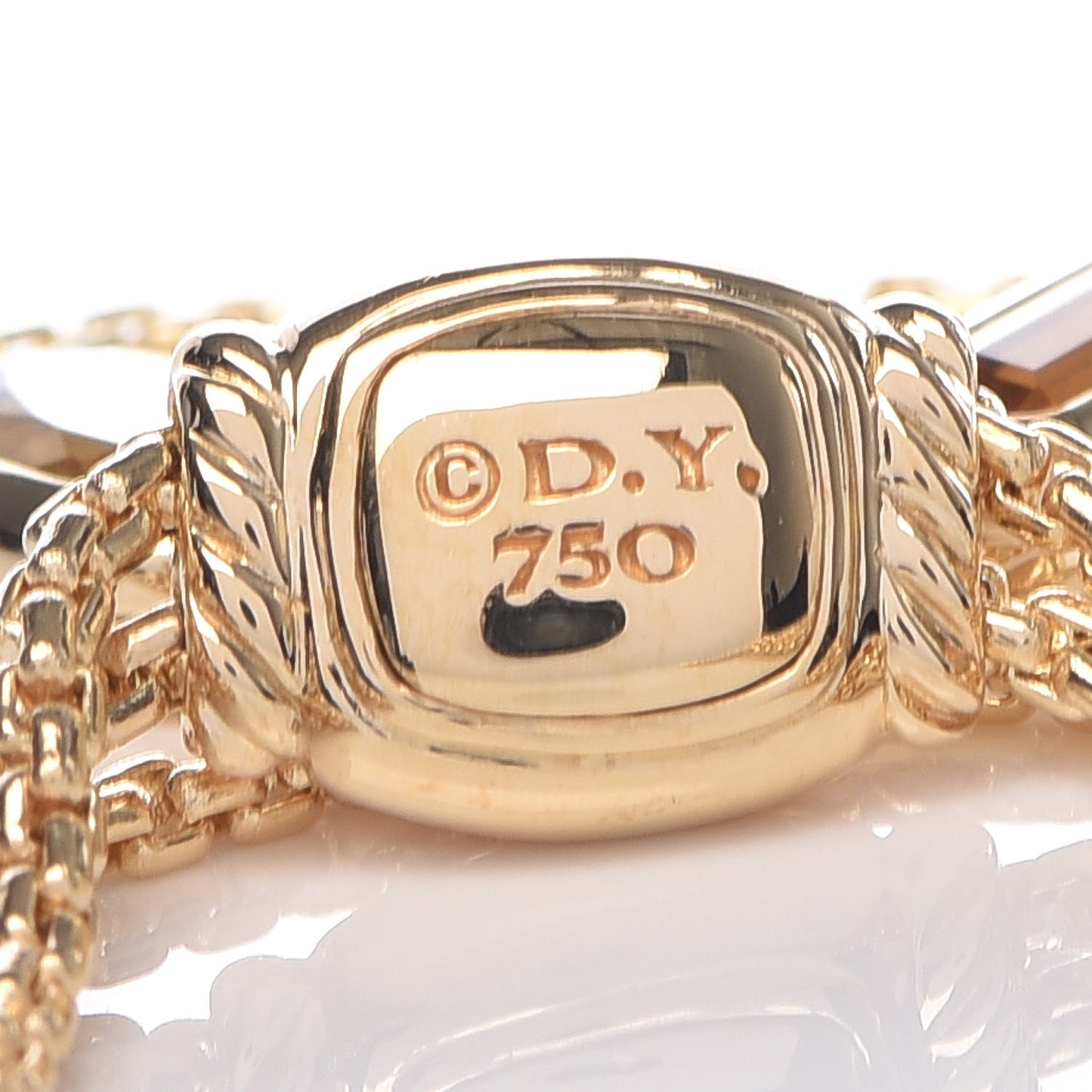18K Yellow Gold Citrine Yellow Beryl Pink Tourmaline Novella Chain Bracelet