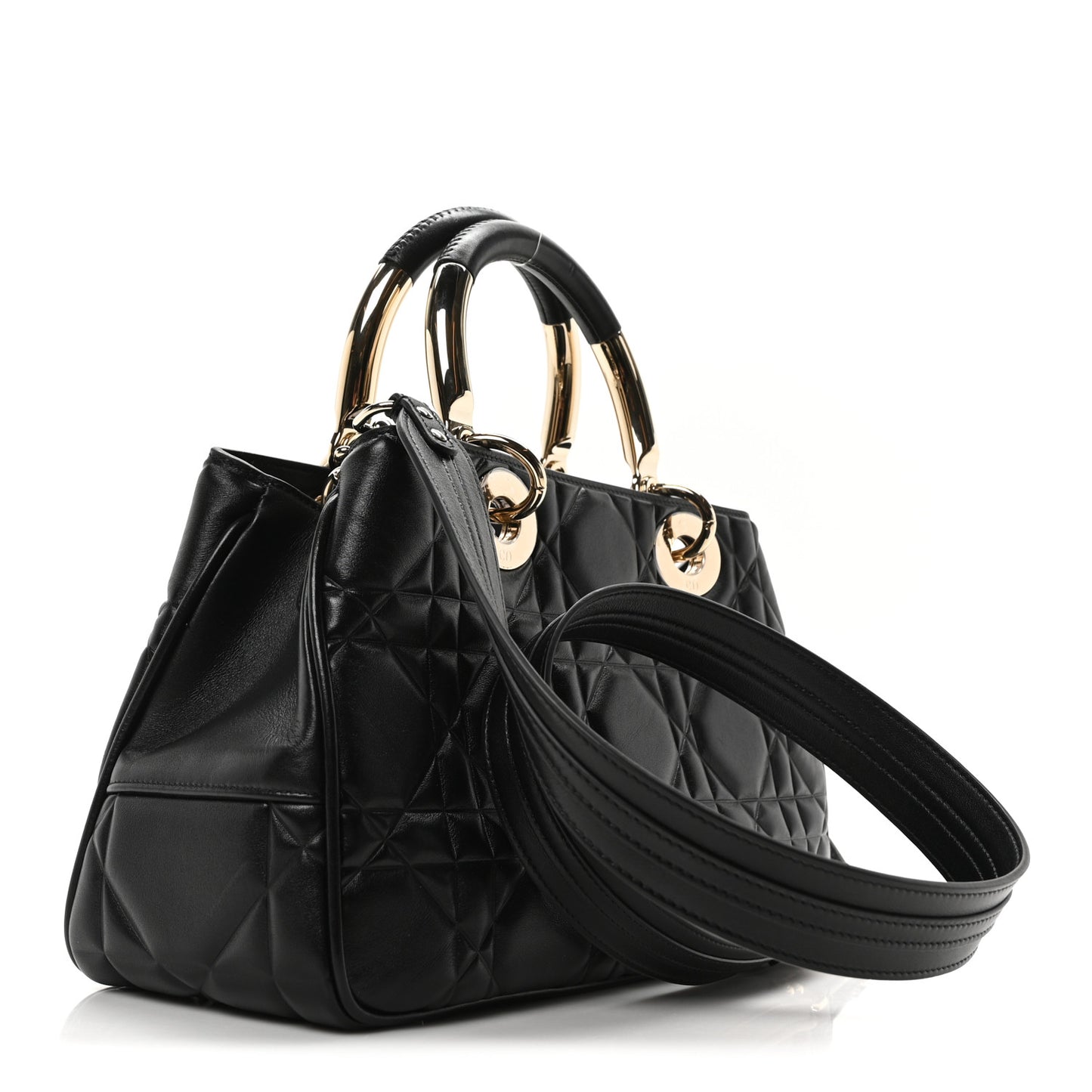 Calfskin Cannage Medium The Lady 95.22 Black