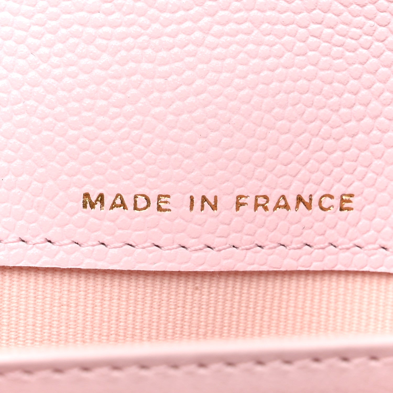 Chanel Caviar Quilted Large Gusset Flap Wallet Light Pink 7 of 8