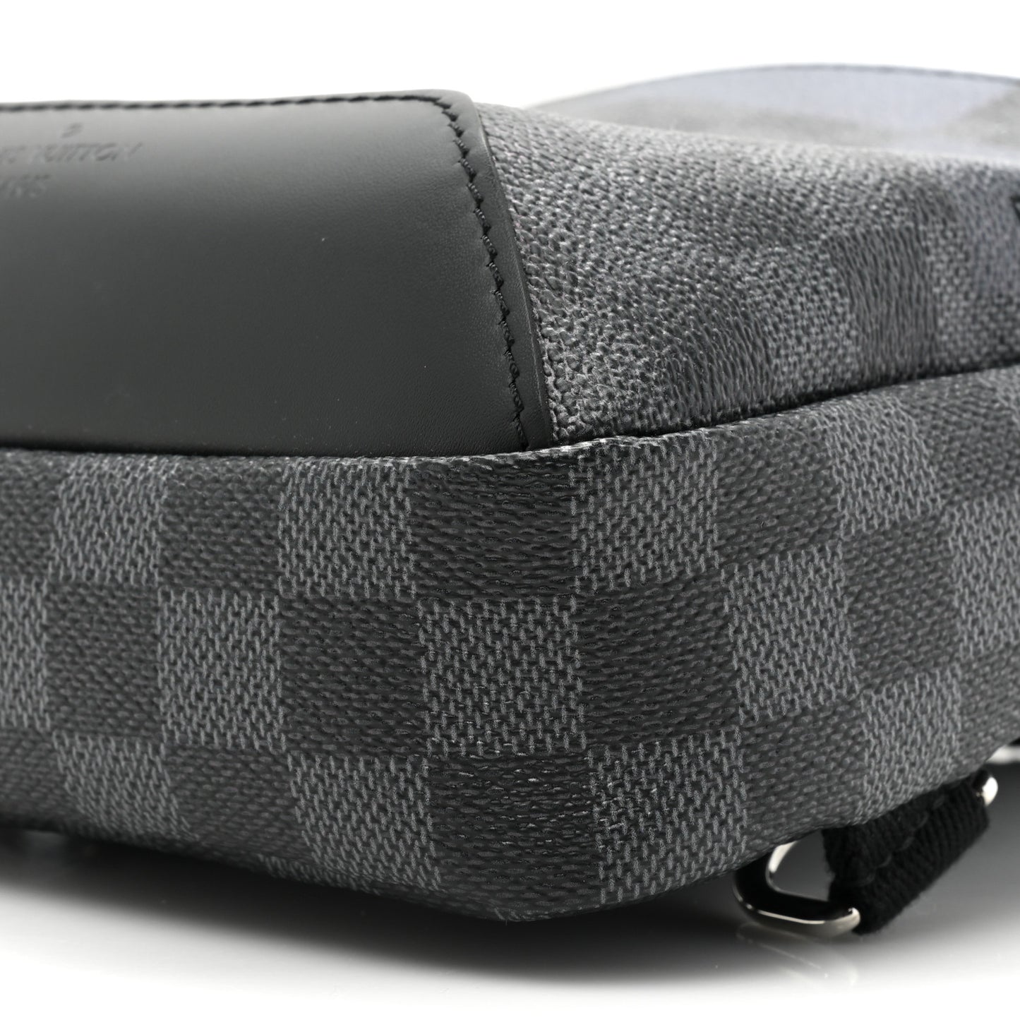 Damier Graphite Giant Avenue Sling Backpack Blue