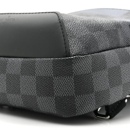 Louis Vuitton Damier Graphite Giant Avenue Sling Backpack Blue 7 of 9