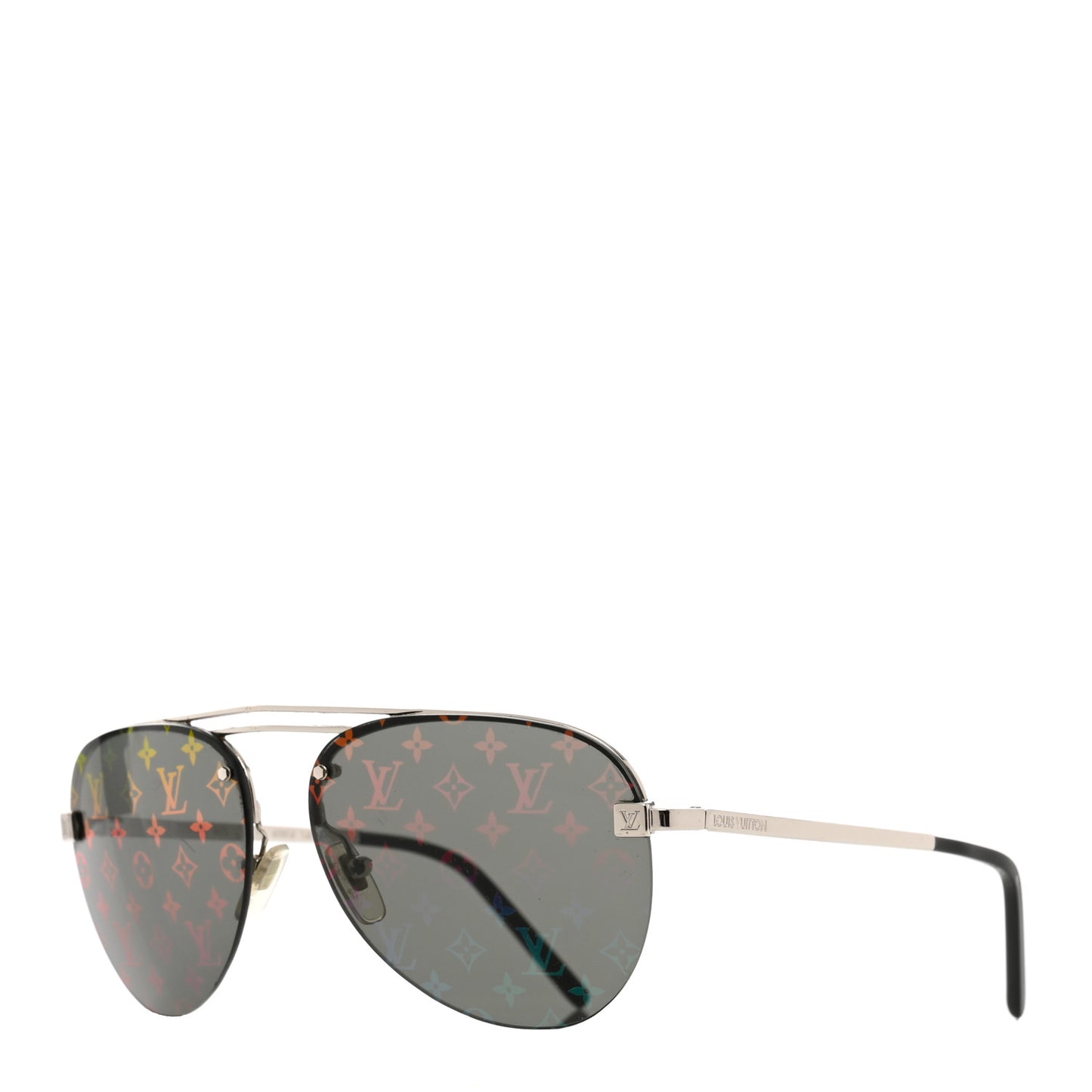 Metal Monogram Clockwise Sunglasses Z1595E Black