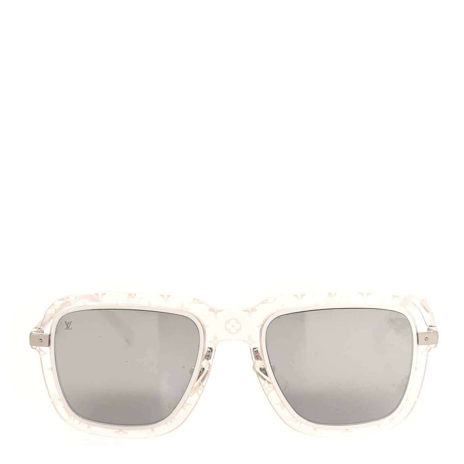 Louis Vuitton Acetate Monogram Sunglasses Z1472U Clear 2 of 7