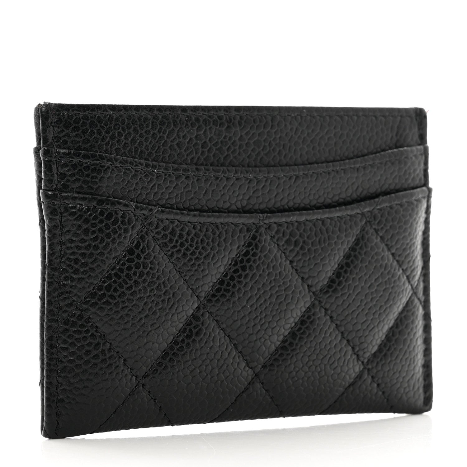Chanel Caviar Quilted Card Holder Black 3 of 9