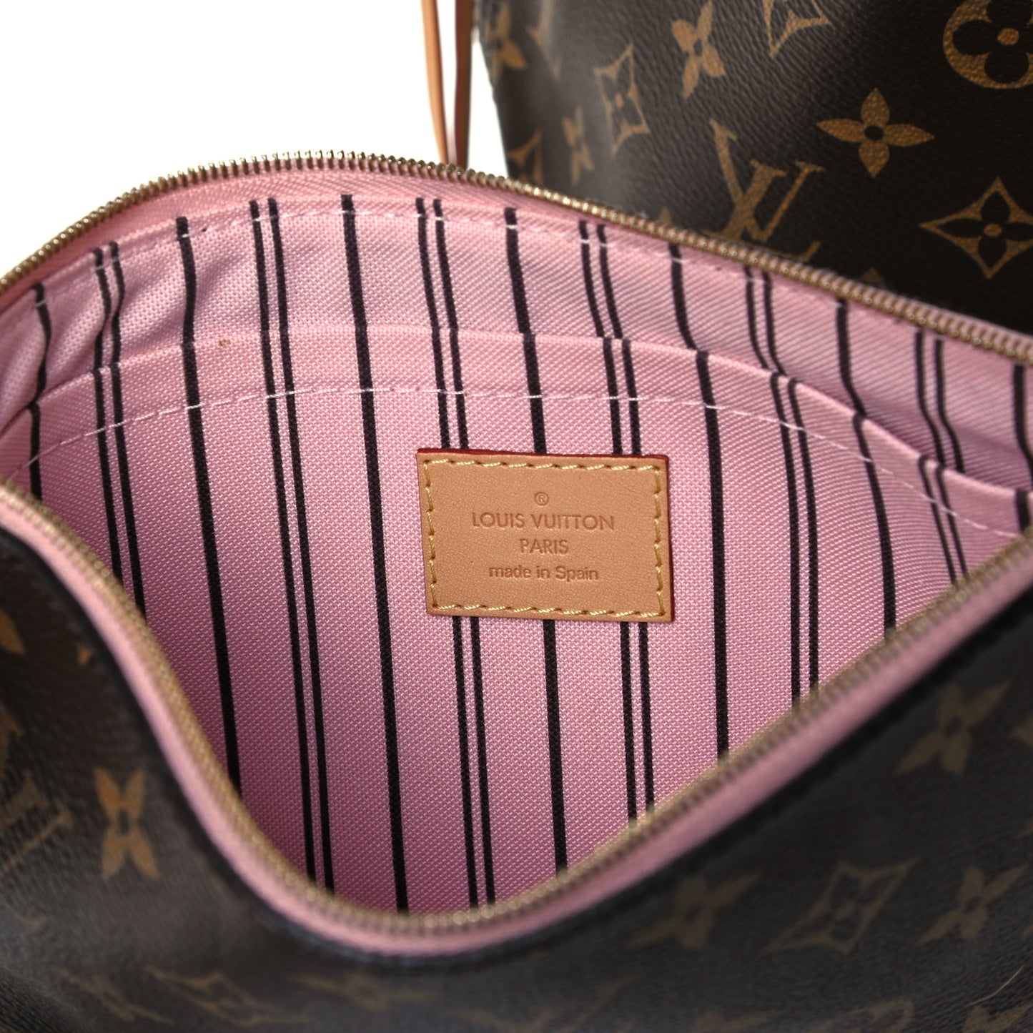 Monogram Neo Neverfull MM Rose Ballerine