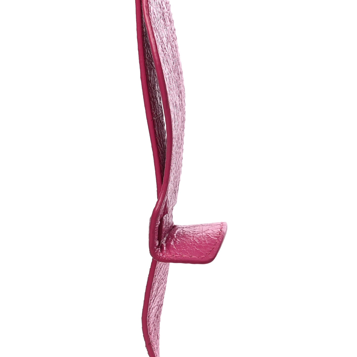 Agneau Classic Silver Hardware S City Rose Flamingo