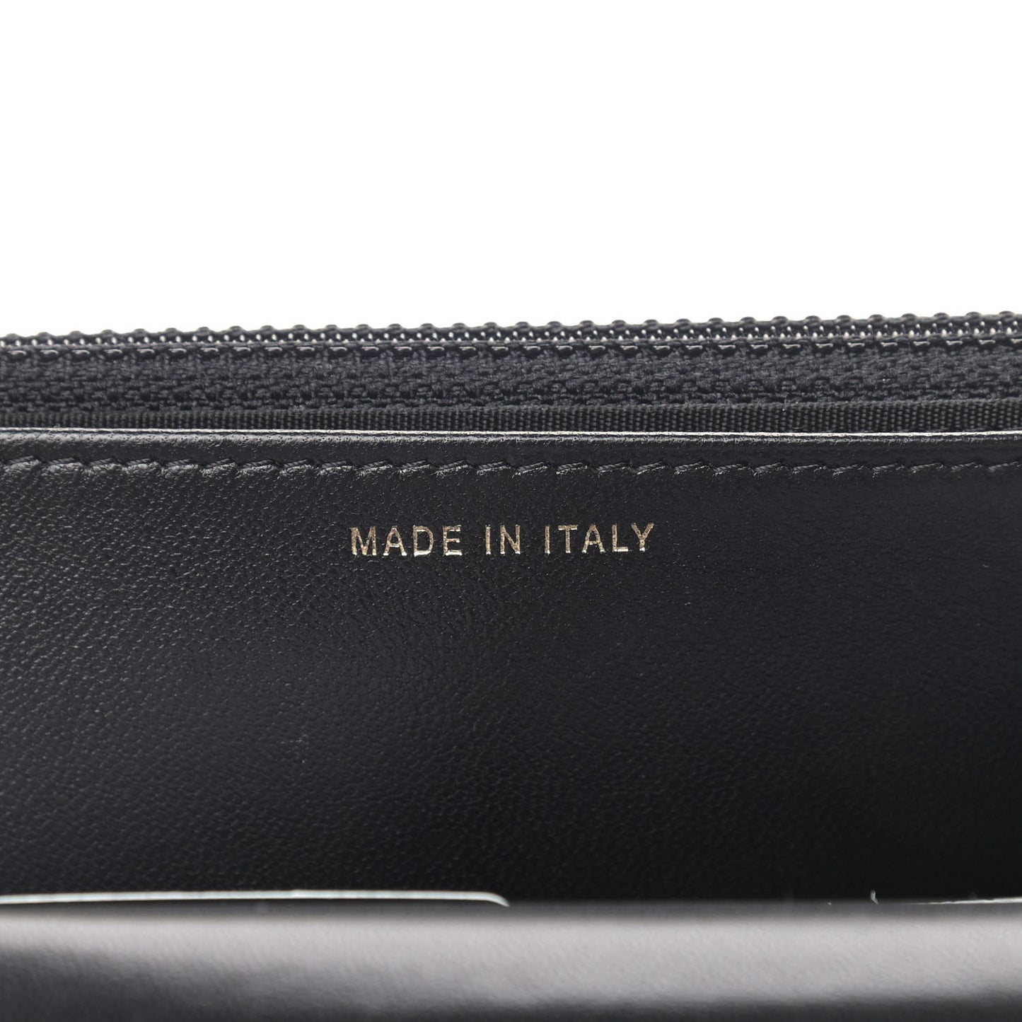 Lambskin Quilted Trendy CC Wallet On Chain WOC Black