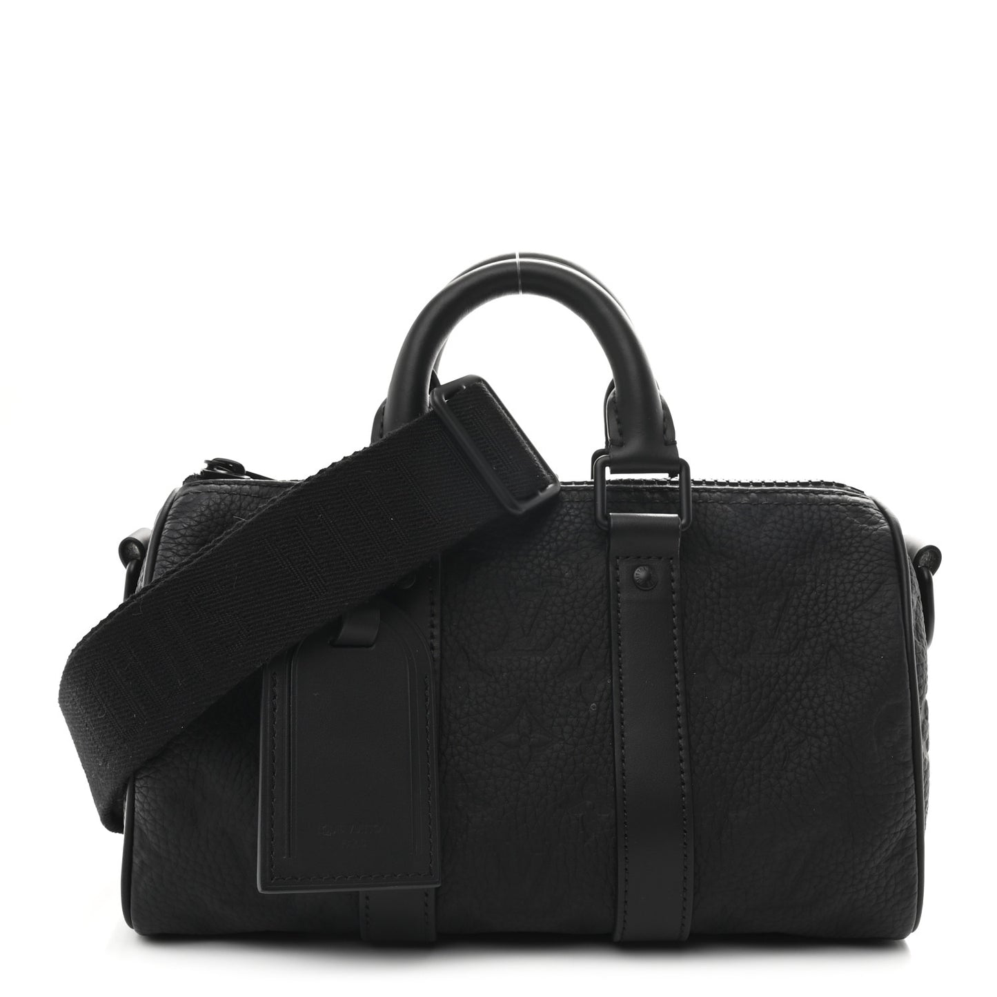 Monogram Taurillon Keepall Bandouliere 25 Black Black