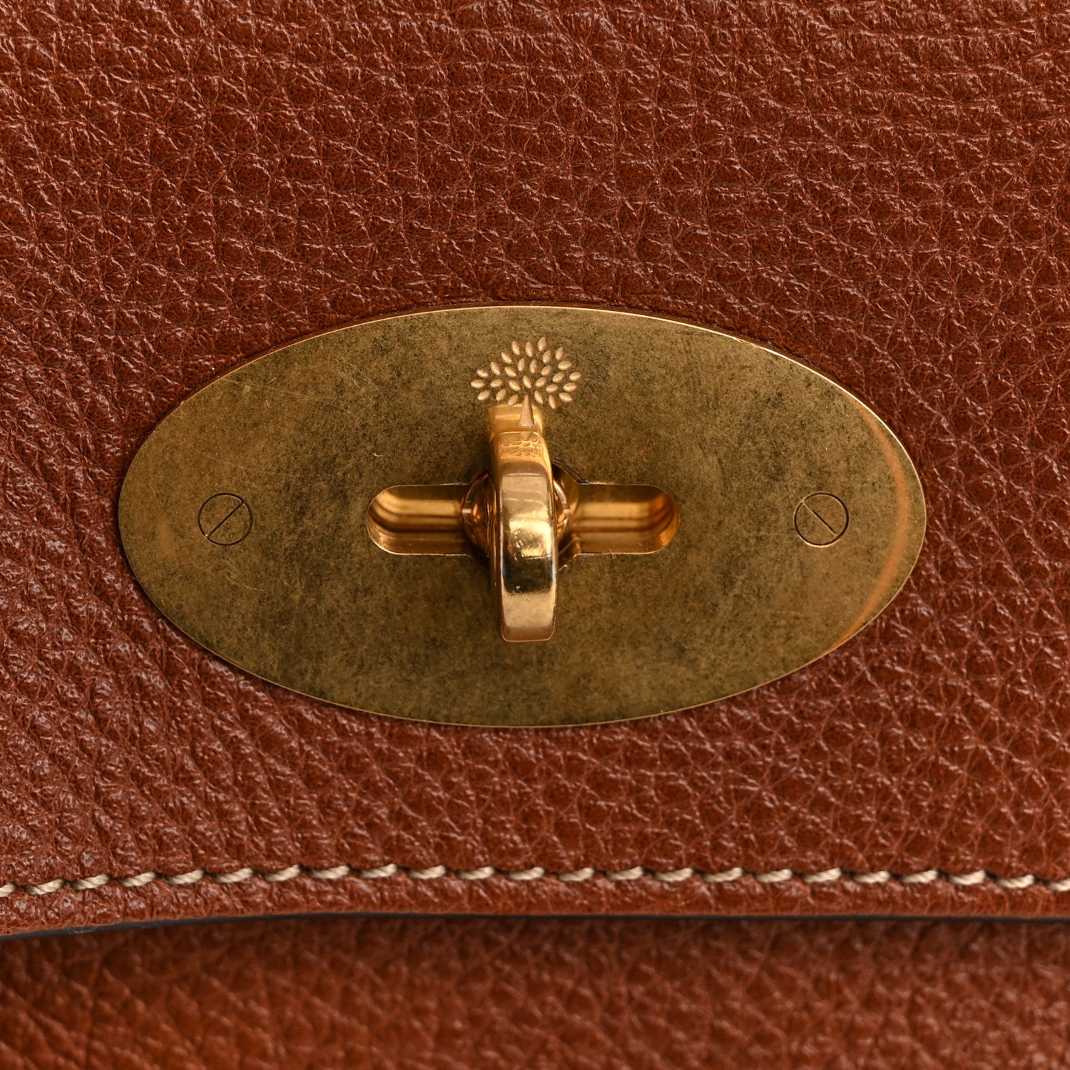 Mulberry Classic Grain Small Bayswater Satchel Oak 11 of 11