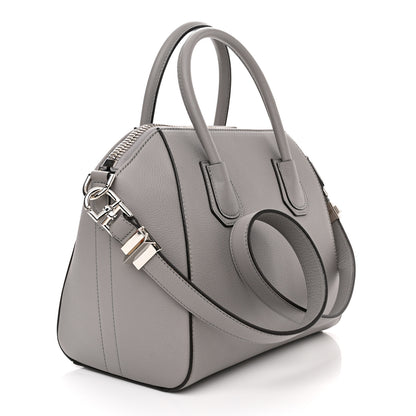Givenchy Sugar Goatskin Mini Antigona Pearl Grey 3 of 10