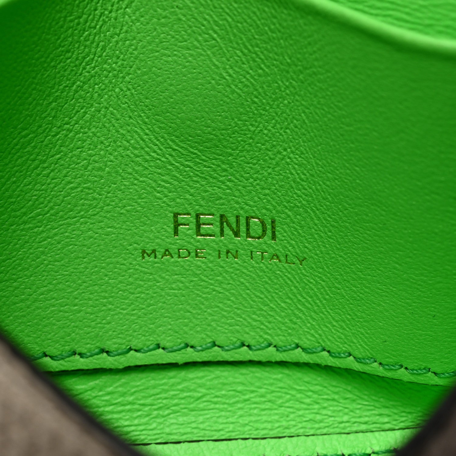 Fendi Cuoio Romano Micro Baguette Charm Latte 6 of 6