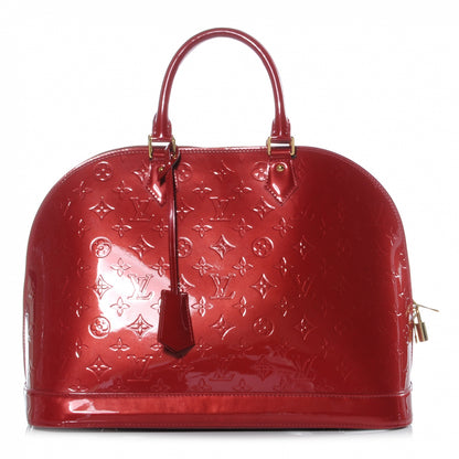 Louis Vuitton Vernis Alma GM Pomme D'Amour 1 of 7