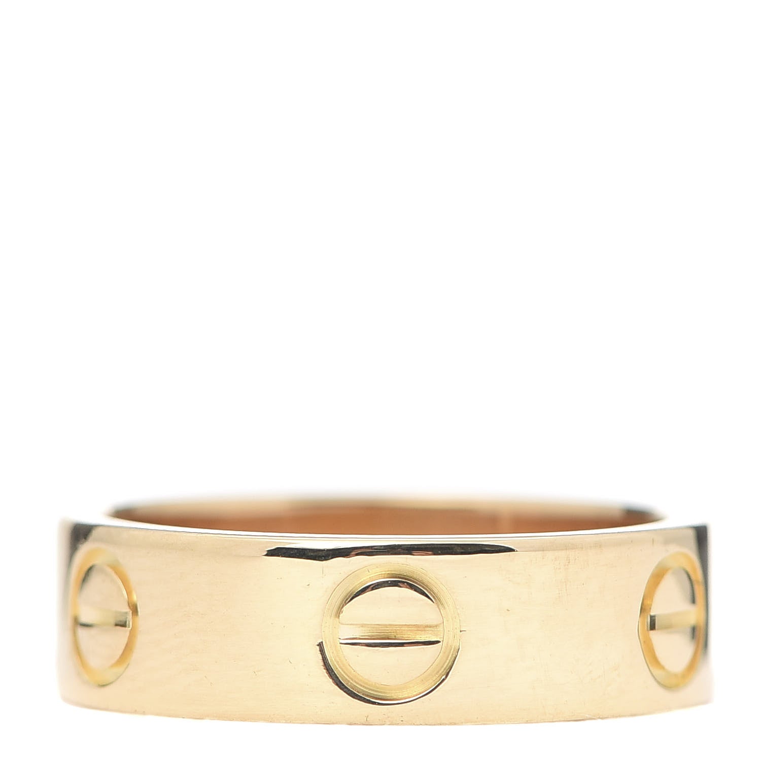 Cartier 18K Yellow Gold 5.5mm LOVE Ring 52 6 1 of 4