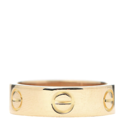 Cartier 18K Yellow Gold 5.5mm LOVE Ring 52 6 1 of 4