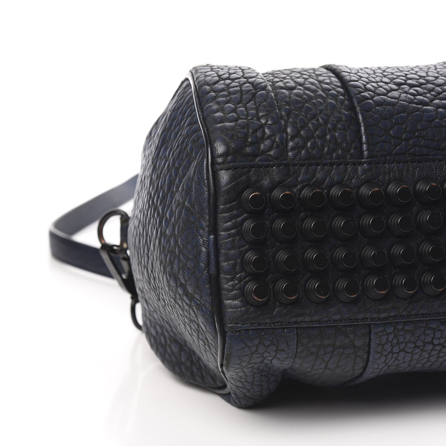 Alexander Wang Pebbled Lambskin Rockie Navy Matte Black Hardware 7 of 8