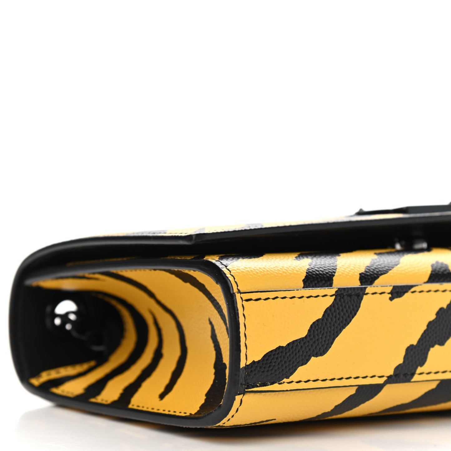 Grain De Poudre Zebra Print Small Classic Monogram Kate Satchel Yellow