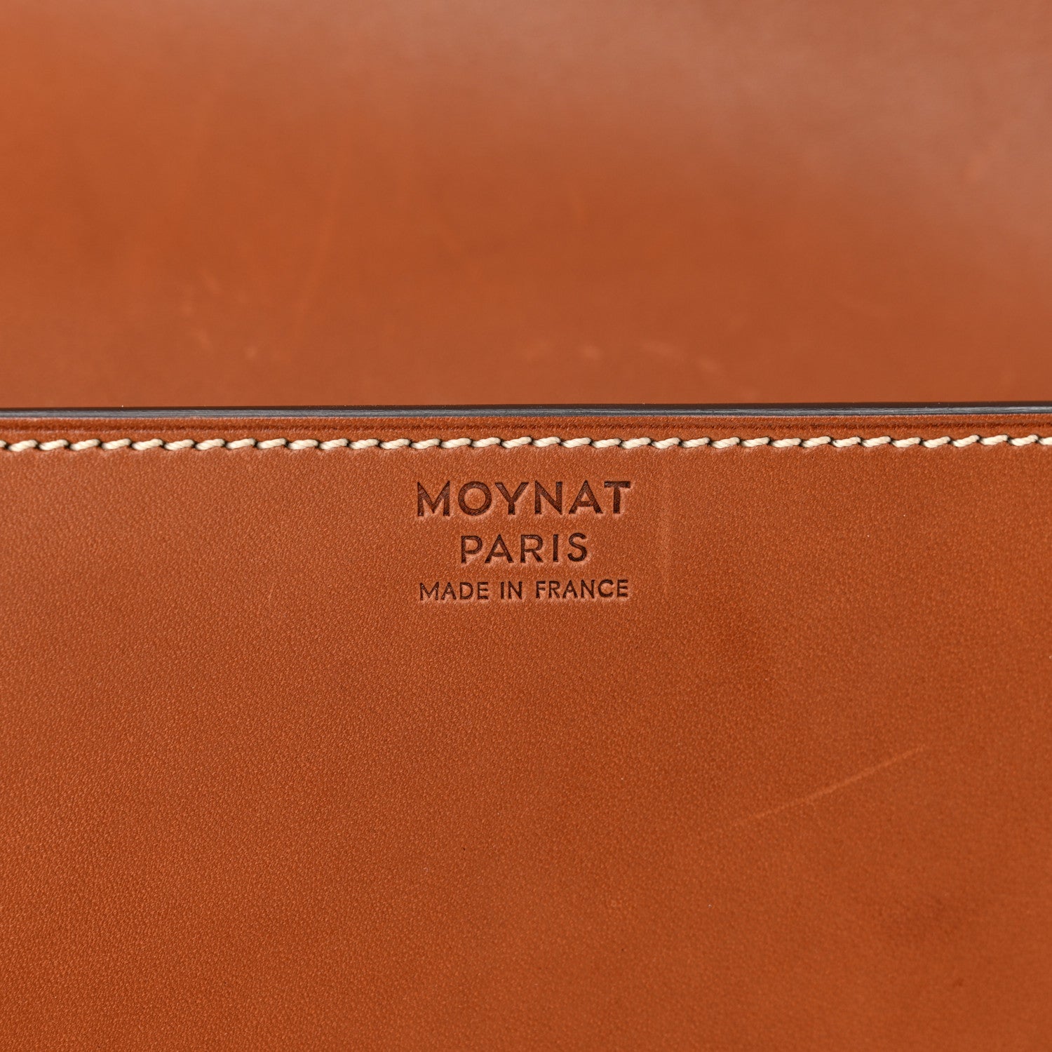 Moynat Barenia Rejane Saddle Bag Tan 6 of 9