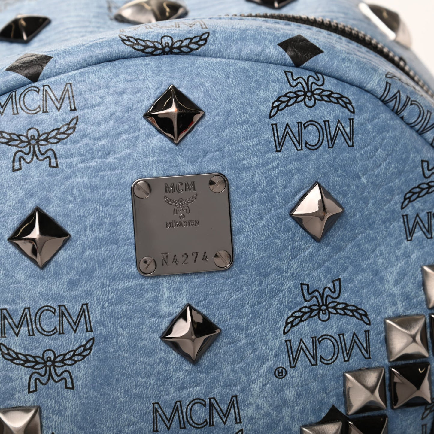 Visetos Studded Small Stark M Backpack Blue