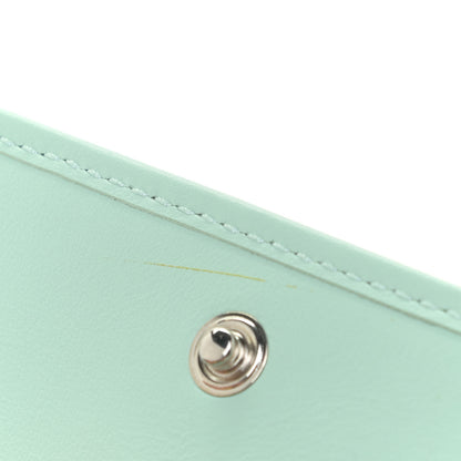 Gucci Calfskin Matelasse GG Marmont Mini Wallet On Chain Water Green 8 of 10