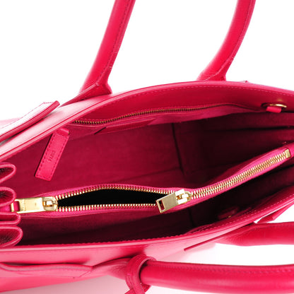 Saint Laurent Calfskin Small Sac De Jour Fuchsia 6 of 9