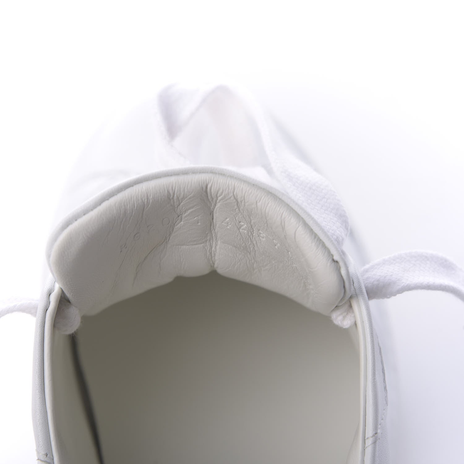Hermes Calfskin Womens Avantage Sneakers 37.5 White 9 of 12