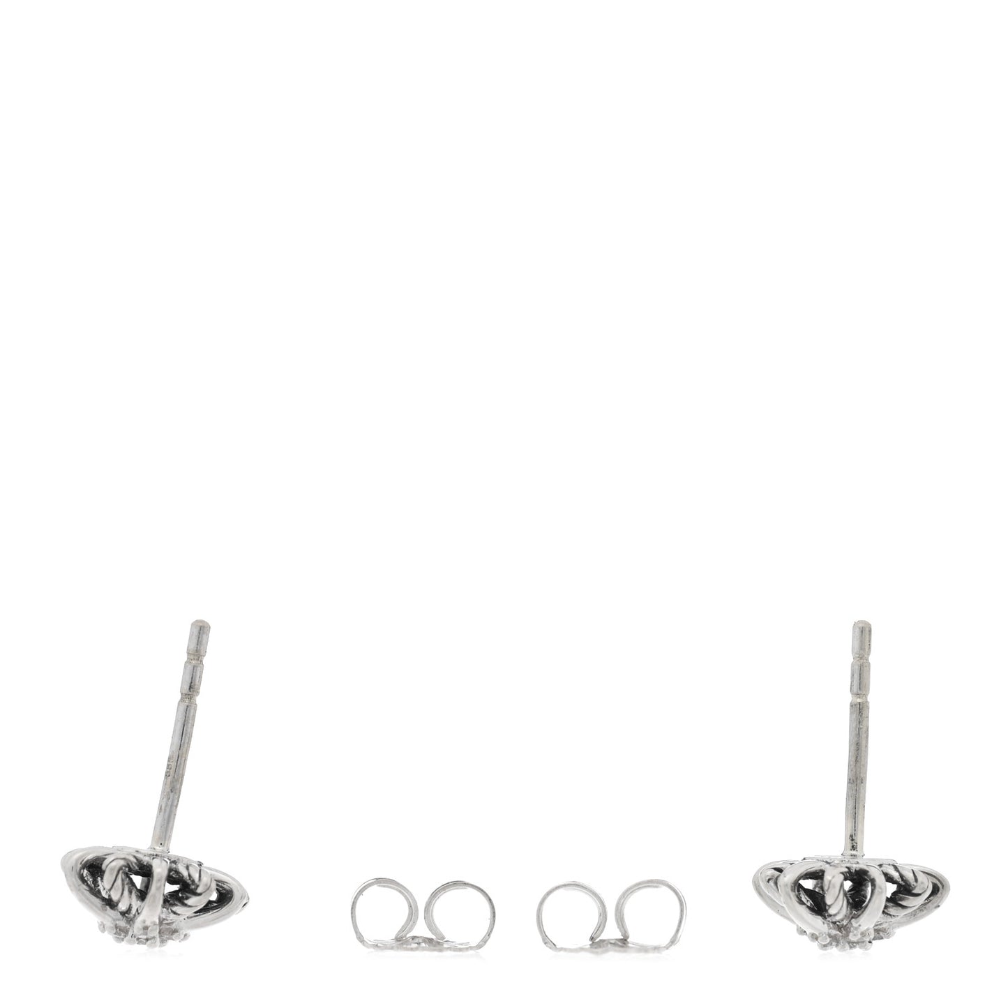 Sterling Silver Diamond 10mm Petite Starburst Earrings