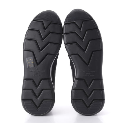 Louis Vuitton Neoprene Mesh Rubber Fastlane Low Sneakers 10 Black 5 of 8