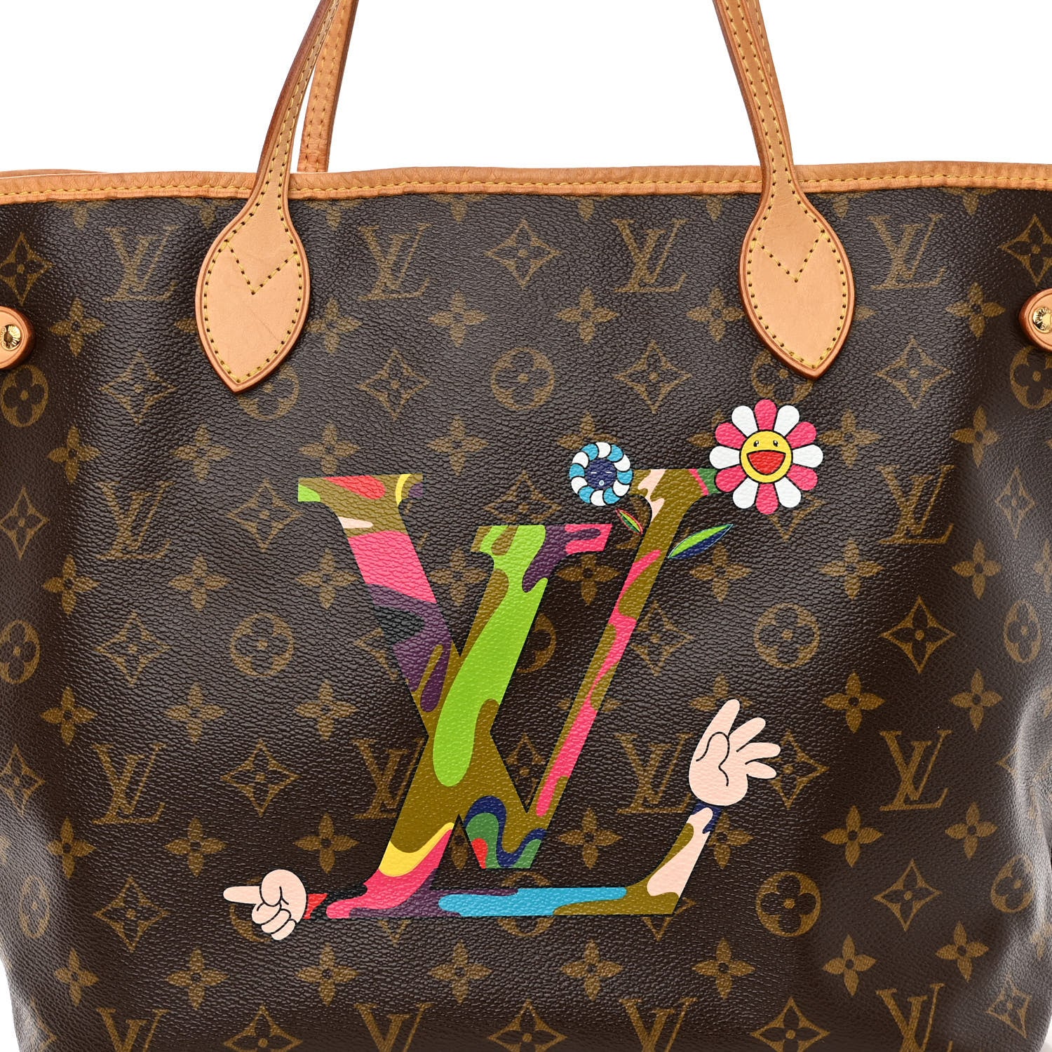 Louis Vuitton Monogram MOCA Neverfull MM 7 of 11